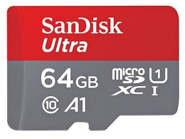 SanDisk A1 Ultra MicroSD 64GB