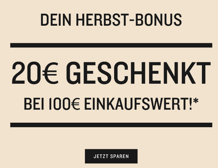 20,- Euro Rabatt im Tom Tailor Onlineshop ab 100,- Euro Bestellwert