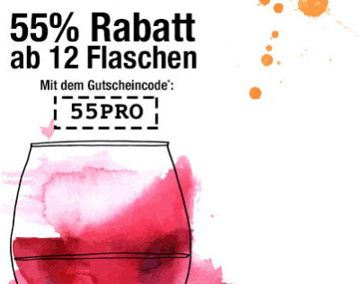 Weinvorteil: 55% Rabatt für Bestellungen ab 12 Flaschen!