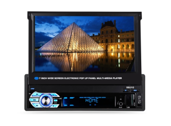 9601G Touch Screen Autoradio mit ausfahrbarem 7″ Monitor für nur 64,92 Euro inkl. Versand