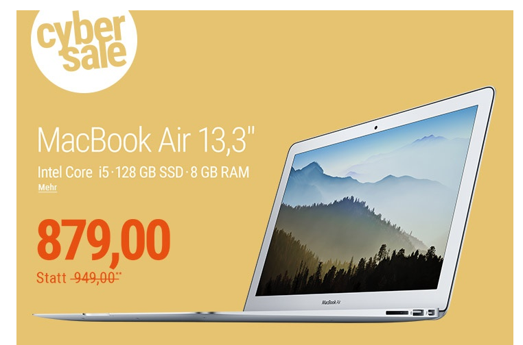 Apple Macbook Air im Cybersale