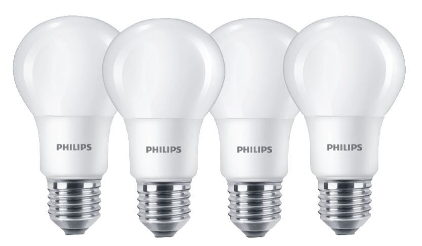 4x PHILIPS 88380 LED Lampen (E27, Warmweiß, 8 Watt, 806 Lumen) für nur 6,- Euro inkl. Versand