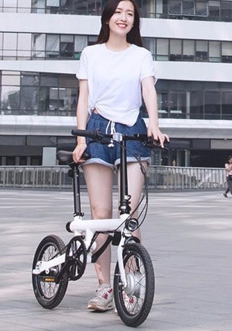 Xiaomi QiCYCLE Smart-Bike mit Li-Ion Akku für 45KM in Weiss nur 484,70 Euro inkl. Priority-Versand