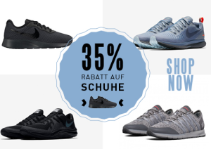 35% Rabatt auf Schuhe