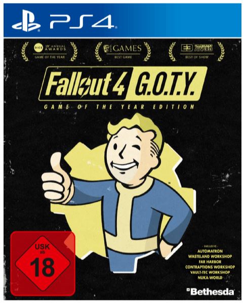 Fallout 4: Game of the Year Edition [PS4/PC] für nur 19,- bzw. 15,- Euro Euro inkl. Versand