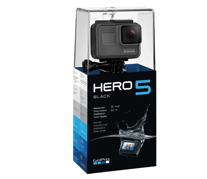 GoPro Hero5 Black 4K ActionCam im Bundle mit Extra Akku, Ladegerät und mehr nur 299,- Euro