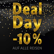 Nur heute: 10% Erstattung auf alle Onlinebuchungen bei Lidl-Reisen.de