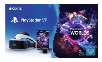 Playstation VR + Kamera + VR Worlds + Gran Turismo Sport Day 1 Edition nur 299,- Euro