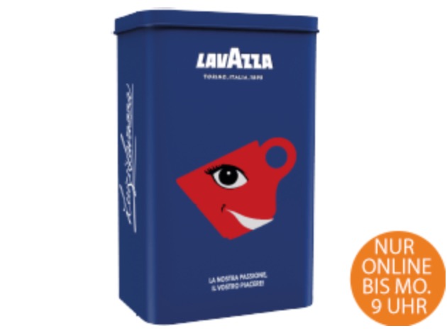 Lavazza Caffe Crema Classico Kaffeebohnen 1KG inkl. Lavazza Design-Dose nur 9,99 Euro inkl. Versand