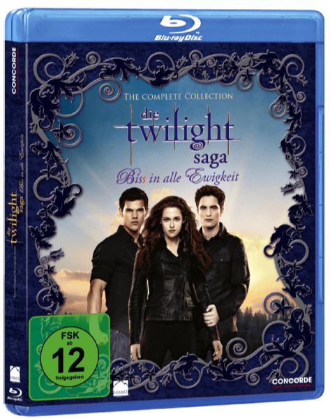 Die Twilight Saga – Bis(s) in alle Ewigkeit (The Complete Collection) [Blu-ray] für nur 13,- Euro inkl. Versand