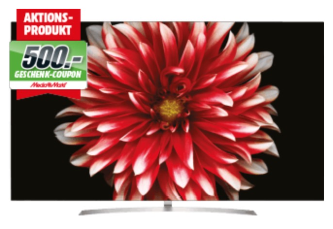 LG 65B7D 65 Zoll OLED Smart TV für nur 2765,- Euro + 500,- Euro MediaMarkt Coupon