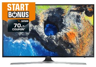 58″ SAMSUNG UE58MU6199U LED Smart TV (UHD 4K,1300 PQI) für nur 679,- Euro inkl. Versand + 70,- Euro Geschenkgutschein