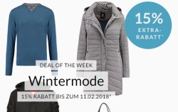 Engelhorn Weekly Deal: 15% Rabatt auf Wintermode