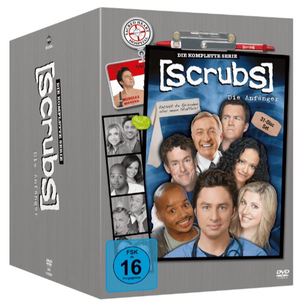 Scrubs: Die Anfänger – Staffel 1-9 [31 DVDs] für nur 29,23 Euro inkl. Versand