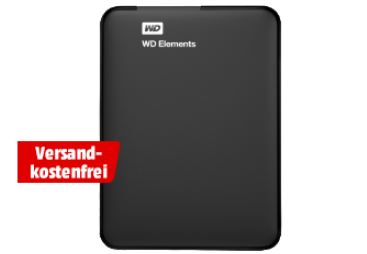 Externe 2.5″ Festplatte WD 500GB Elements Portable nur 35,- Euro inkl. Versand
