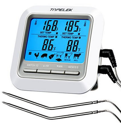 Fleischthermometer Topelek mit 2 Sonden