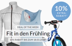 Engelhorn Sport Weekly Deal mit 10% Rabatt auf Frühlings-Sportmode