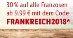 Lidl-Shop.de: 30% Rabatt und versandkostenfreie Lieferung für alle Französischen Weine