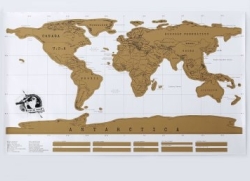 Scratch Map Weltkarte zum Freirubbeln in 88 x 52 cm für nur 3,52 Euro inkl. Versand