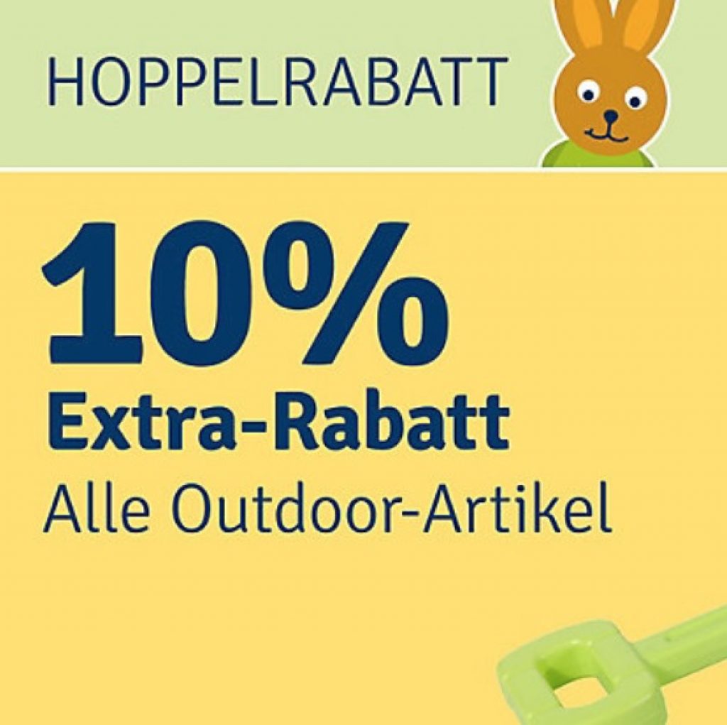 10 Rabatt auf die Kategorie Sport und Garten im myToys