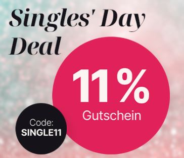 Singles Day Aktion mit 11% Rabatt auf Alles bei Flaconi!