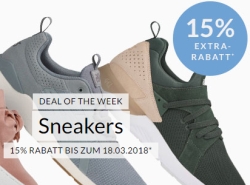 Engelhorn Weekly Deal mit 15% Rabatt auf Sneakers + 5,- Euro Newslettergutschein