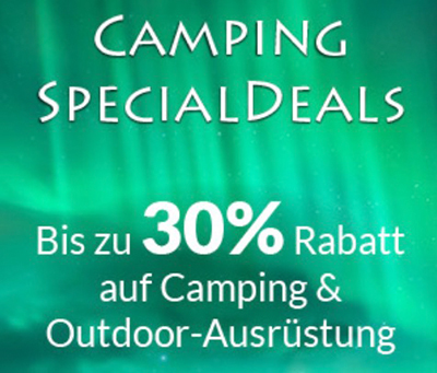 30% Rabatt auf Camping & Outdoor-Ausrüstung im Alternate Onlineshop