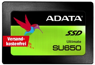 SSD ADATA 480GB Ultimate SU650 nur 95,- Euro inkl. Versand (Vergleich 110,-)