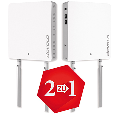 Doppelpack: devolo WiFi pro 1200e Hochleistungs-Access Points