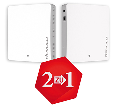 Doppelpack: devolo WiFi pro 1750i Hochleistungs-Access Points