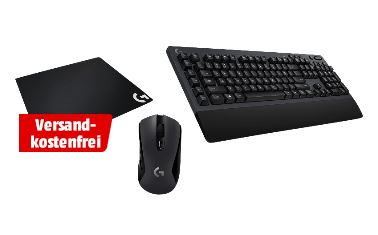 LOGITECH G613 + G603 + G640 Gaming Bundle (Maus, Tastatur, Mauspad) nur 129,- Euro inkl. Versand