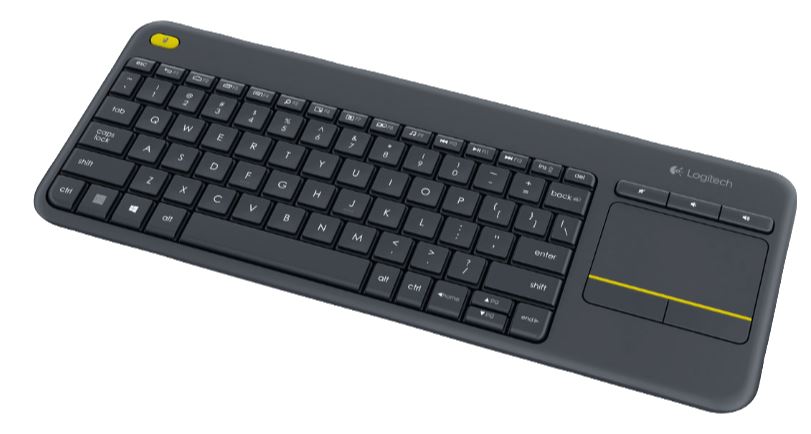 LOGITECH K400 Plus Wireless Tastatur in Schwarz für nur 19,- Euro (statt 28,- Euro)