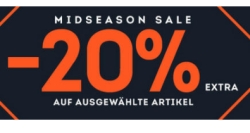 Midseason Sale bei Sportscheck mit 20% Gutscheincode auf viele Artikel!