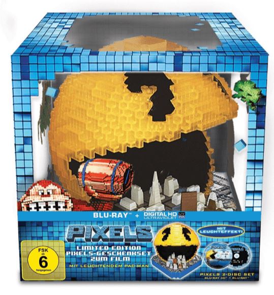 Pixels Pacman Cityscape Edition (2Disc) 3D / 2D [3D Blu-ray] für nur 19,- Euro inkl. Versand