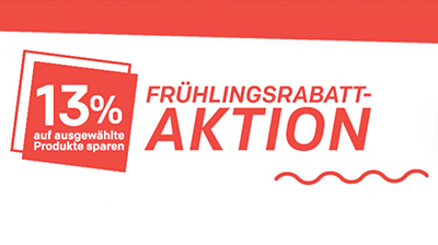 Nur noch heute! 13% Frühlingsrabatt auf Millionen Produkte bei Rakuten