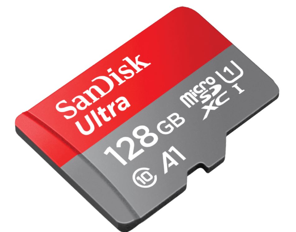 SANDISK Ultra UHS-I microSDXC Speicherkarte (128 GB, 100 MB/s) für nur 17,- Euro