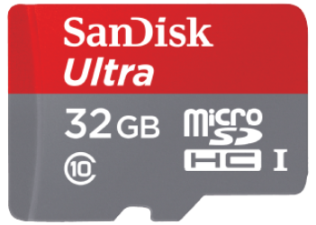 SanDisk Ultra micro SDHC 32GB, Class 10 (inkl. Adapter) für nur 12,- Euro inkl. Versand