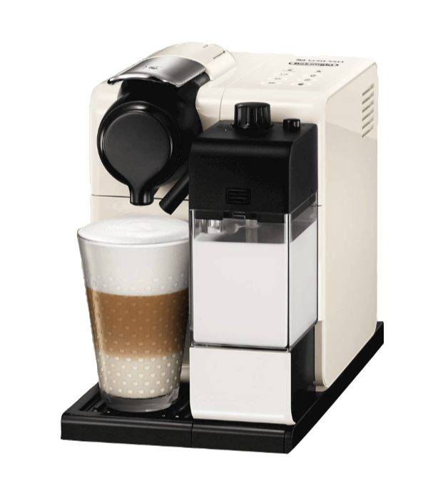 DELONGHI EN550W Nespresso Lattissima Touch, Nespresso, Kapselmaschine, Glam White für nur 199,99 Euro inkl. Versand