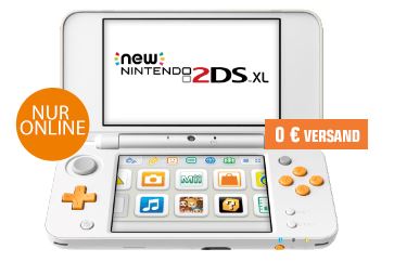 NINTENDO New Nintendo 2DS XL für nur 111,- Euro inkl. Versand