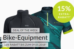 Engelhorn Sports Weekly Deal mit 15% Rabatt auf Bike-Equipment