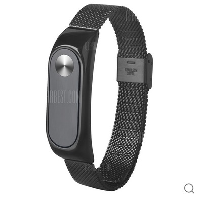 Stahl-Armband für das Xiaomi Mi Band 2 in Schwarz nur 2,56 Euro inkl. Versand