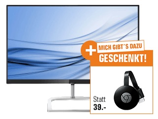 Philips 276E9QJAB 27″ Full-HD IPS-Monitor mit Google Chromecast 2 nur 189,- Euro inkl. Versand