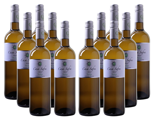 12 Flaschen Casa Safra Verdejo Castilla Weißwein für nur 45,- Euro inkl. Versand