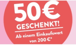 Heute neu: 50,- Euro Gutscheincode auf Mode bei Galeria Kaufhof ab 200,- Euro Bestellwert
