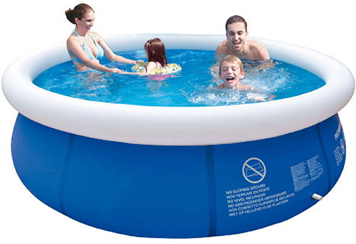HAPPY PEOPLE Quick up Pool (300×76 cm) inkl. Filterpumpe für nur 44,99 Euro (statt 81,45 Euro)