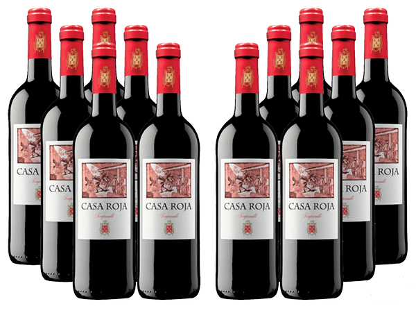 Nur noch heute: 12 Flaschen Casa Roja Tempranillo nur 39,96 Euro inkl. Lieferung