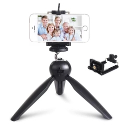 Mini Tripod Stativ mit Adapter für Smartphones und Actioncams nur 2,12 Euro