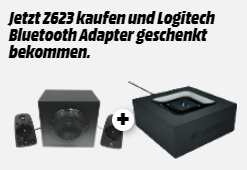 Logitech Z623 2.1 PC-Lautsprechersystem + Logitech Bluetooth Adapter für nur 75,- Euro inkl. Versand