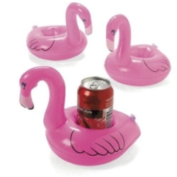 Noch verfügbar! Aufblasbarer Swimmingpool-Getränkehalter Flamingo für nur 41 Cent inkl. Versand.