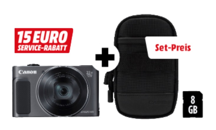 CANON Powershot SX620 HS Digitalkamera mit Tasche und 8GB Speicherkarte für nur 157,- Euro inkl. Versand